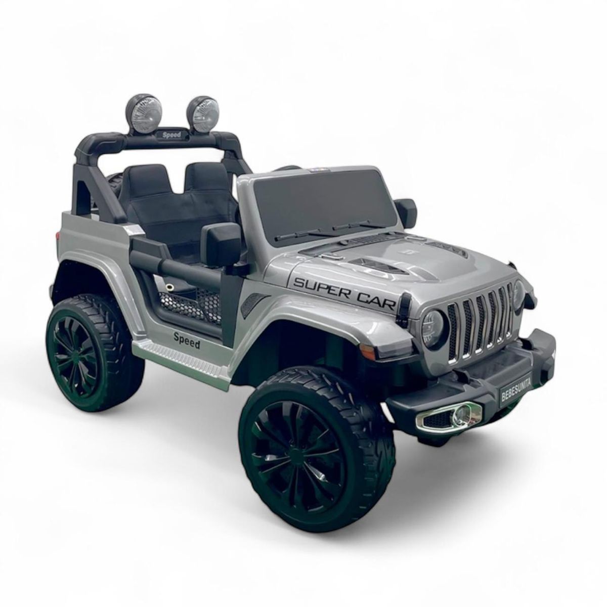 BRITOCHET - Carro Eléctrico P/MP4  Niño C/remoto Ll/goma 1 A 6 Años REF FT-96