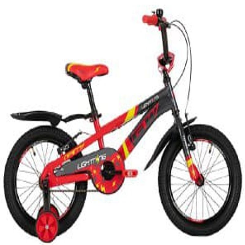 GW - Bicicleta Infantil GW Lightning Con Auxiliares Rin 16