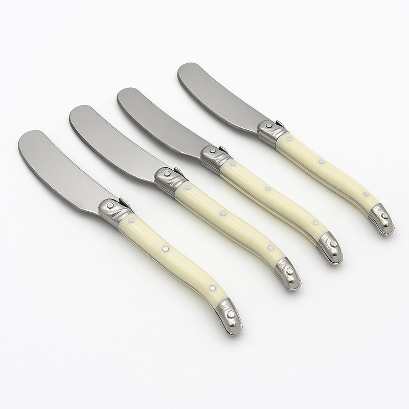KITCHENWARE - SET X4 CUCHILLOS MANTEQUILLA MONTPELLIER MARFIL