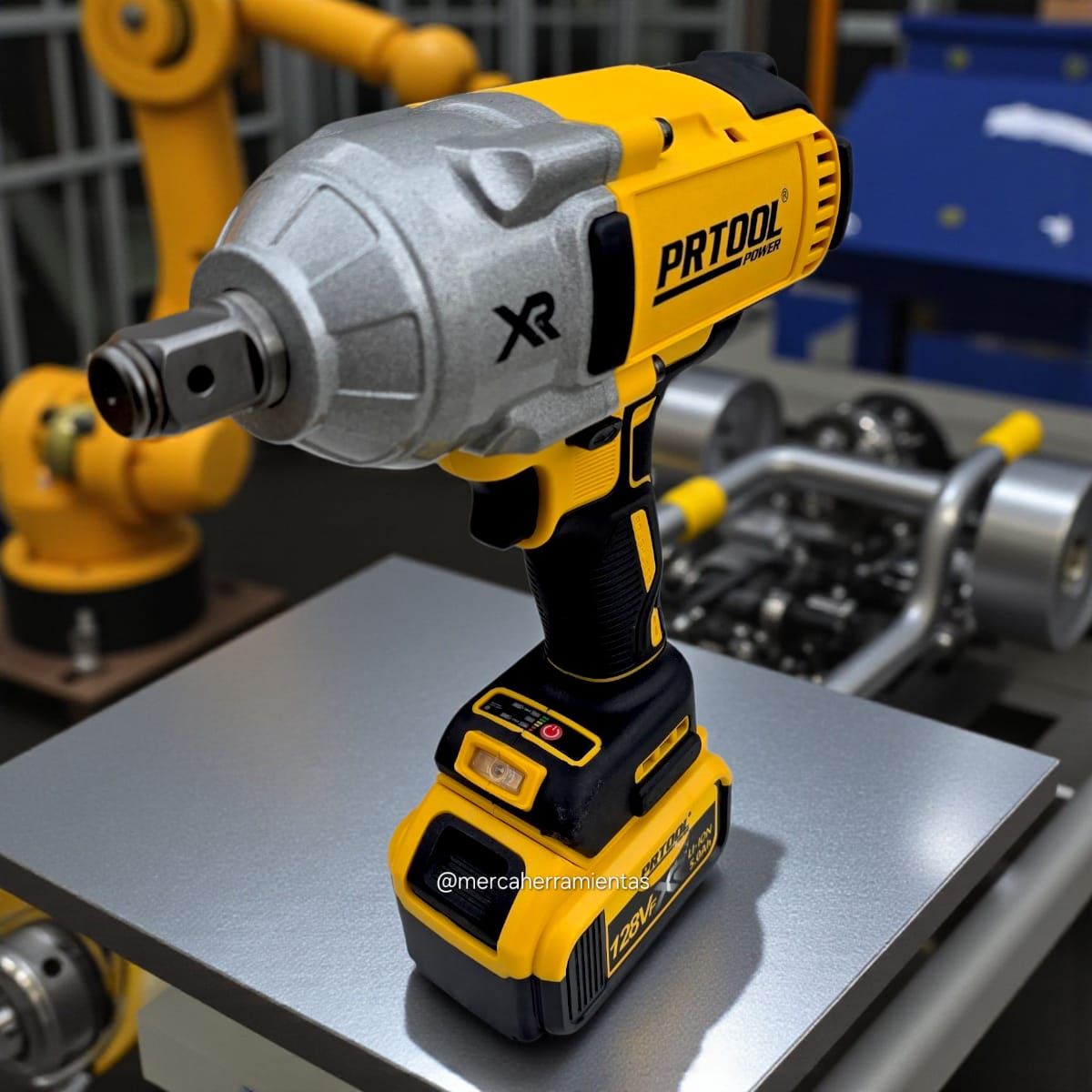 PROTOOL - Pistola Llave De Impacto Inalámbrica De 12 Reversible 128v