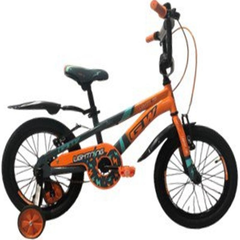 GW - Bicicleta Infantil GW Lightning Con Auxiliares Rin 16