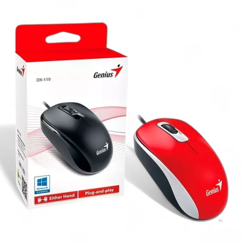 GENIUS - Mouse Genius DX-120 Rojo