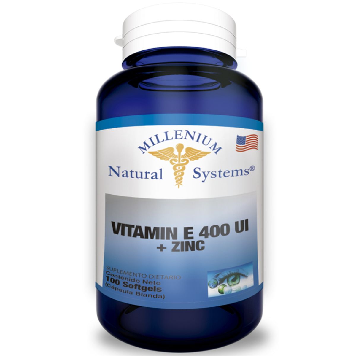 NATURAL SYSTEM - VITAMINA E 400 IU + ZINC / SUPLEMENTO