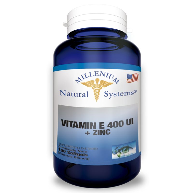 NATURAL SYSTEM - VITAMINA E 400 IU + ZINC / SUPLEMENTO