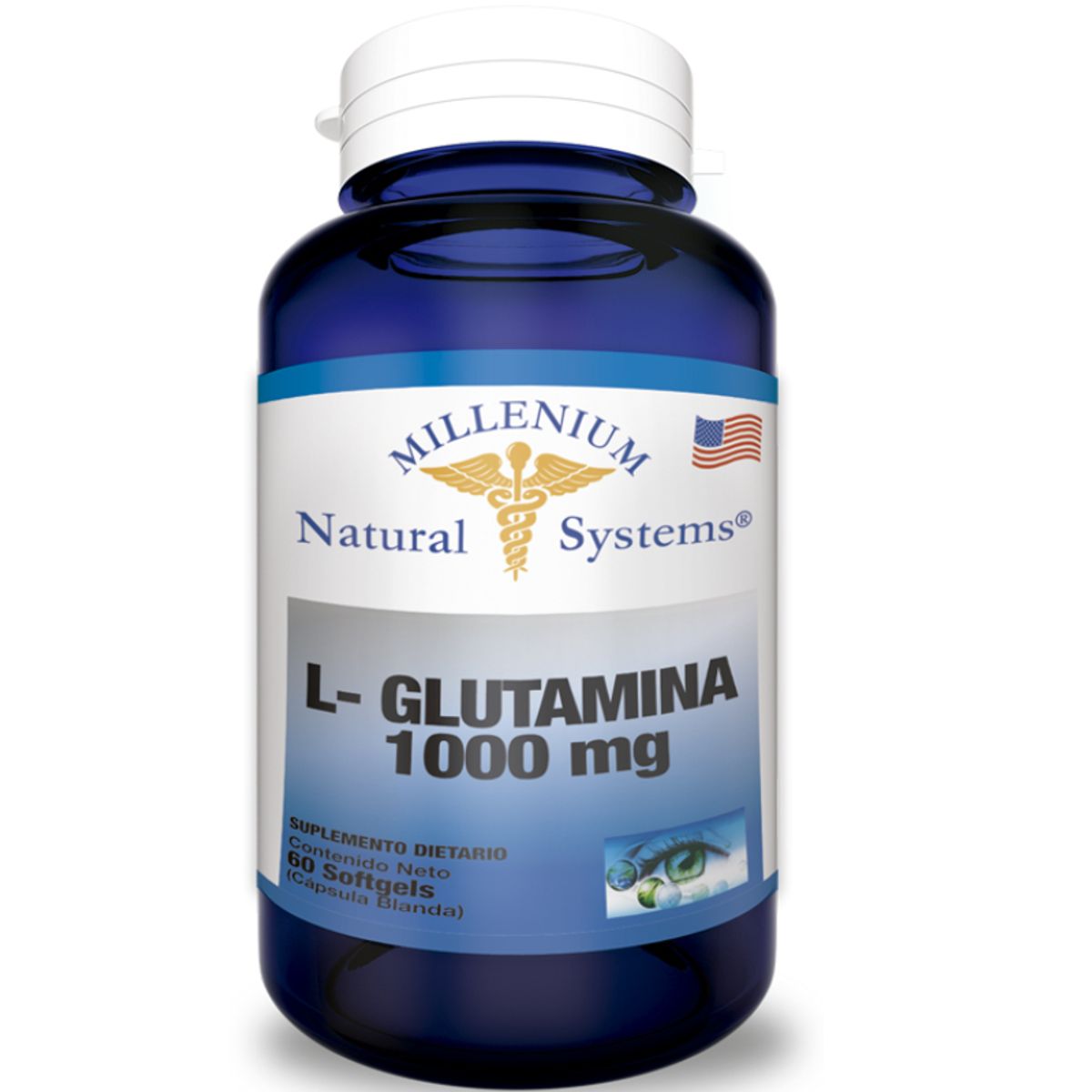 NATURAL SYSTEM - SUPLEMENTO L- GLUTAMINA  X 60 SOFTGLES.