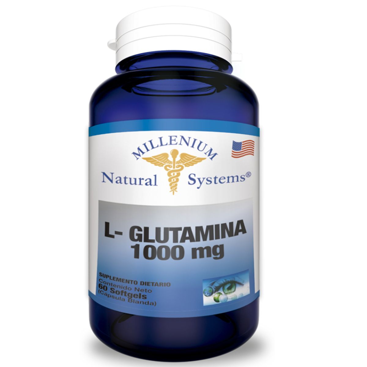 NATURAL SYSTEM - SUPLEMENTO L- GLUTAMINA  X 60 SOFTGLES.