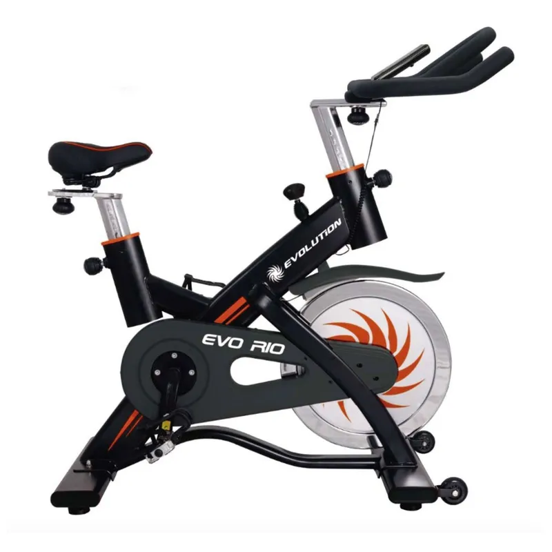 EVOLUTION FITNESS - Bicicleta Spinning EVOLUTION Rio Resistencia Fricción - Perilla Volante 20 kg.