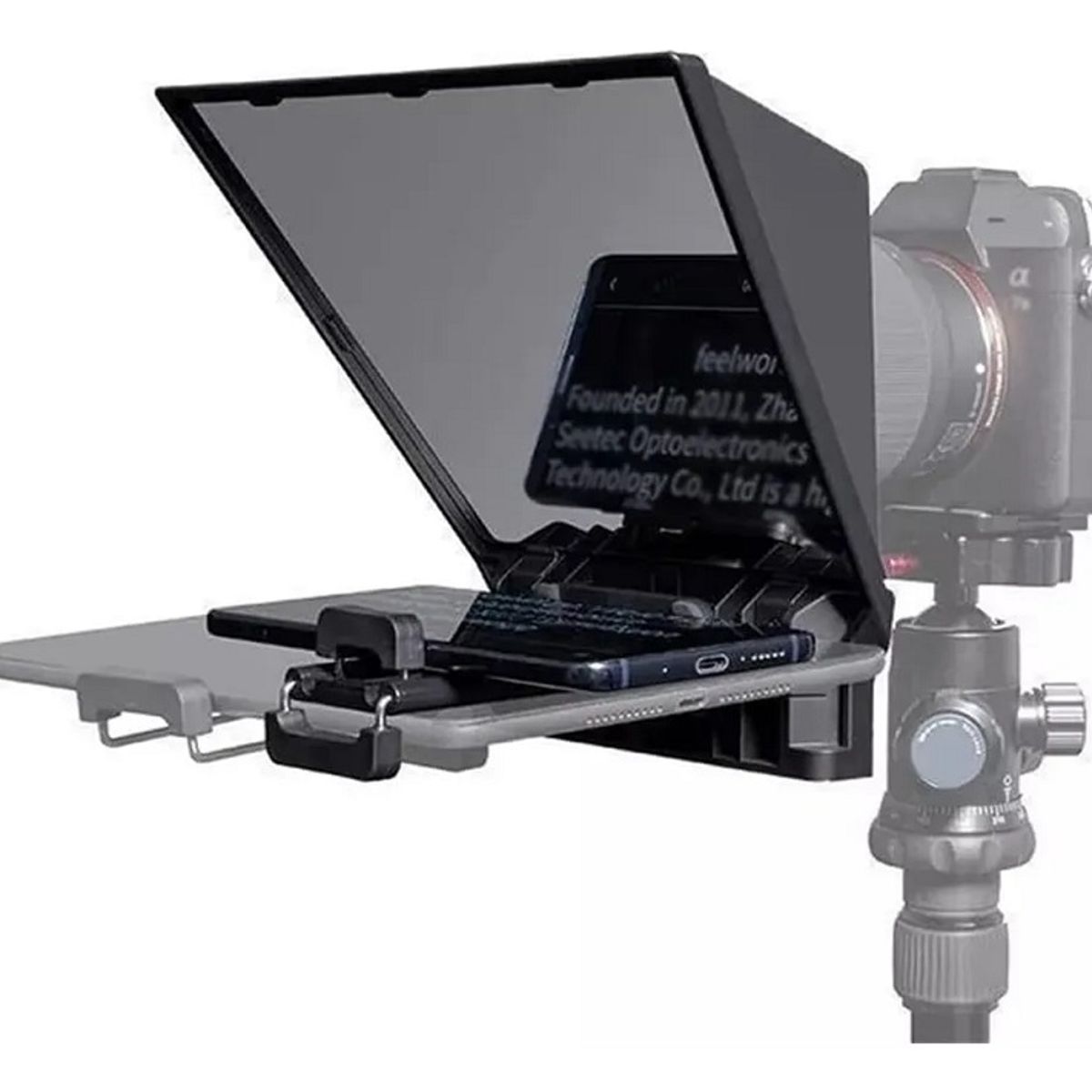 FEELINGIRL - Teleprompter Portátil Smartphone Dslr Feelworld Tp2a