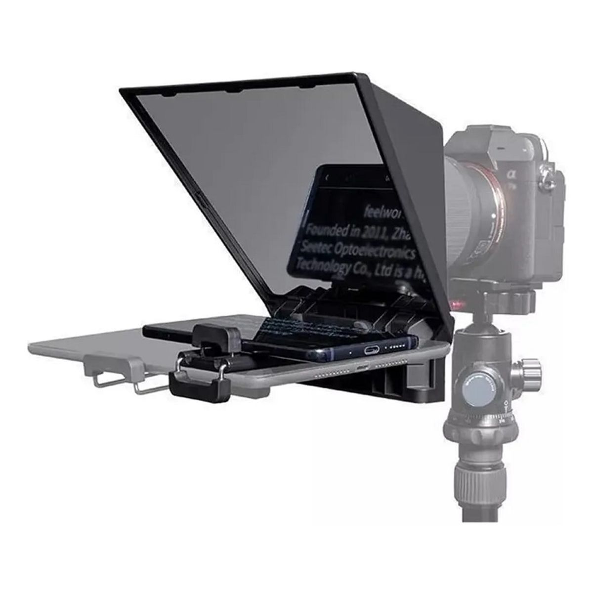 FEELINGIRL - Teleprompter Portátil Smartphone Dslr Feelworld Tp2a