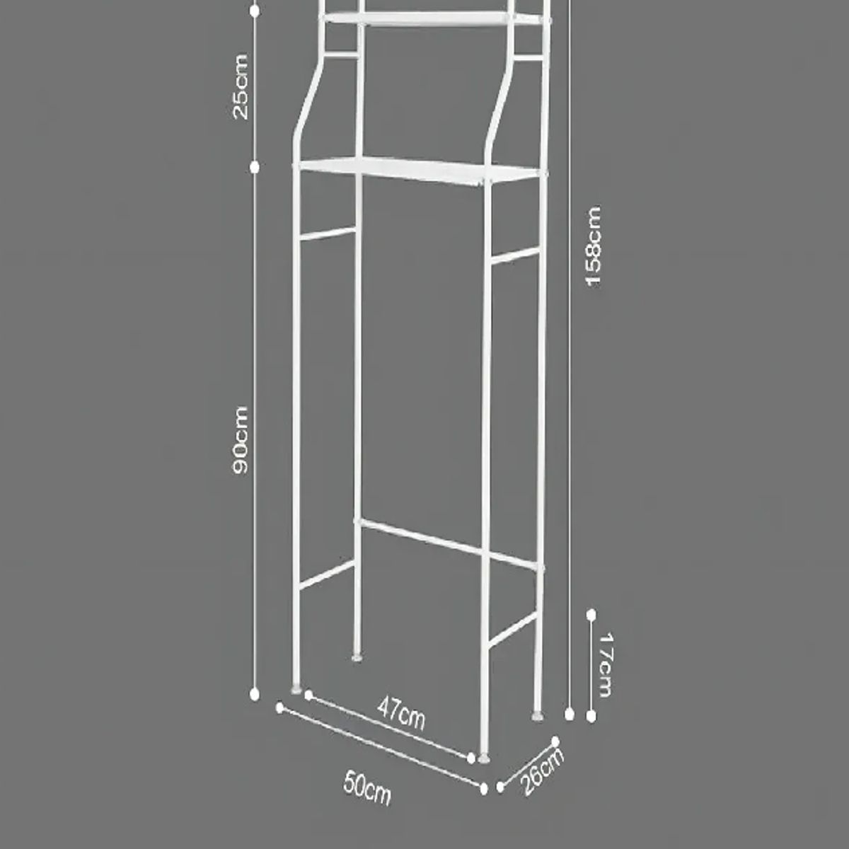 SKY - Organizador De Baño Estantería Mueble Ahorrador De Espacio 3