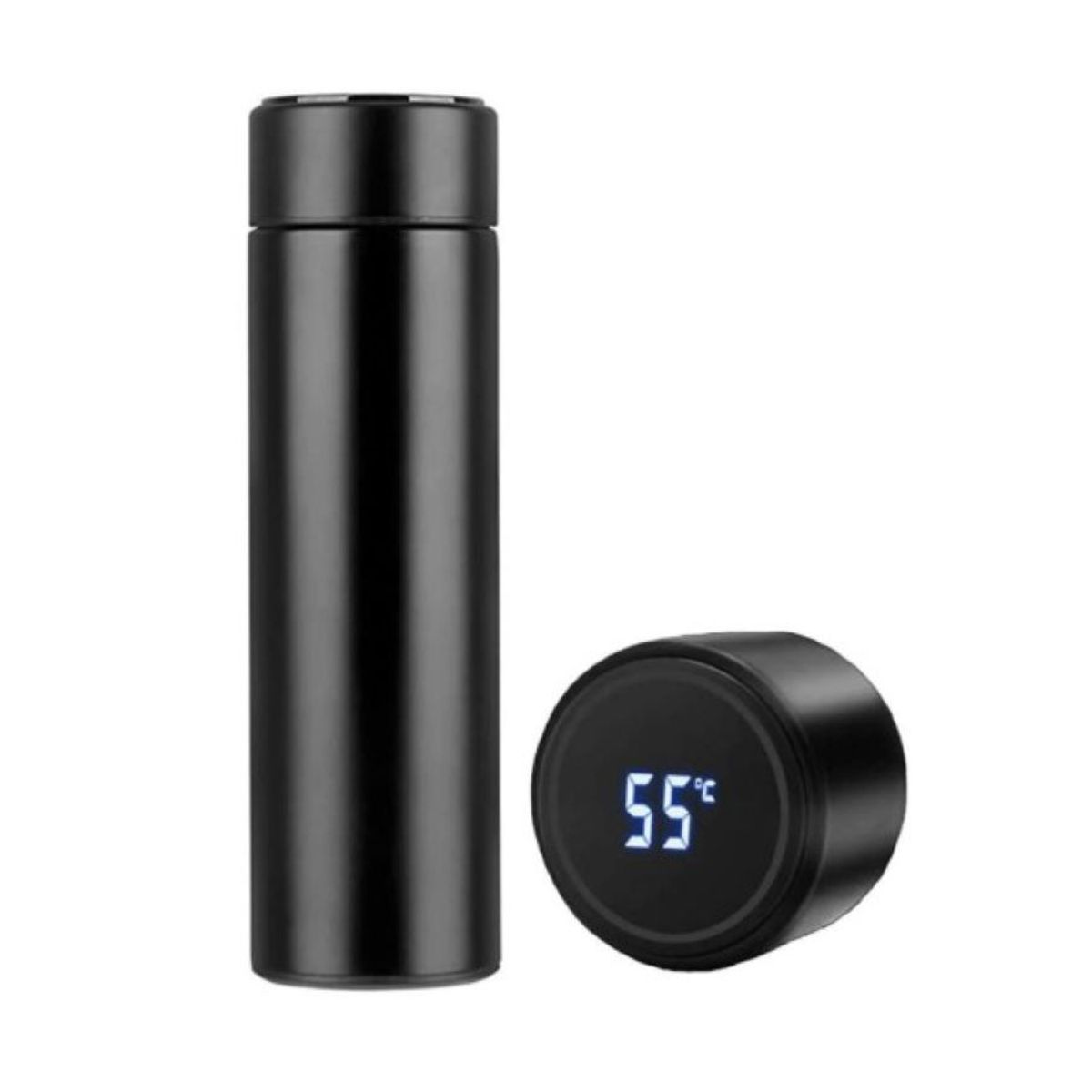 ZHOPI CO - Termo Con Indicador Digital Led De Temperatura Frio Calor 500 Ml