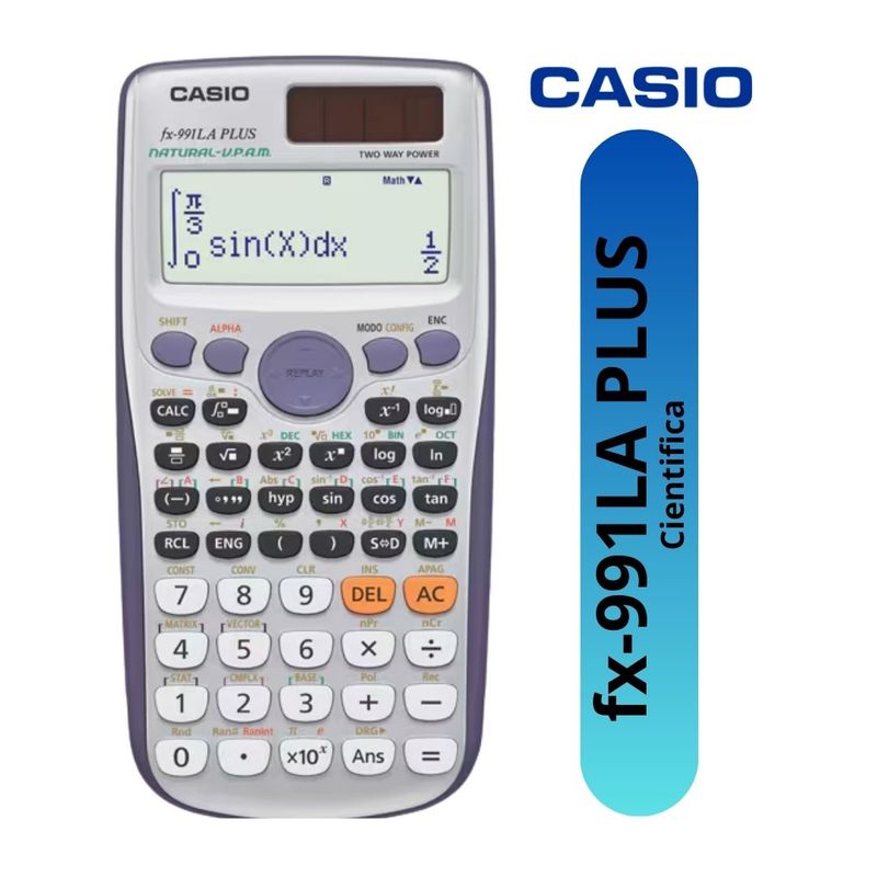 CASIO - Calculadora Cientifica FX-991LA PLUS - Blanca