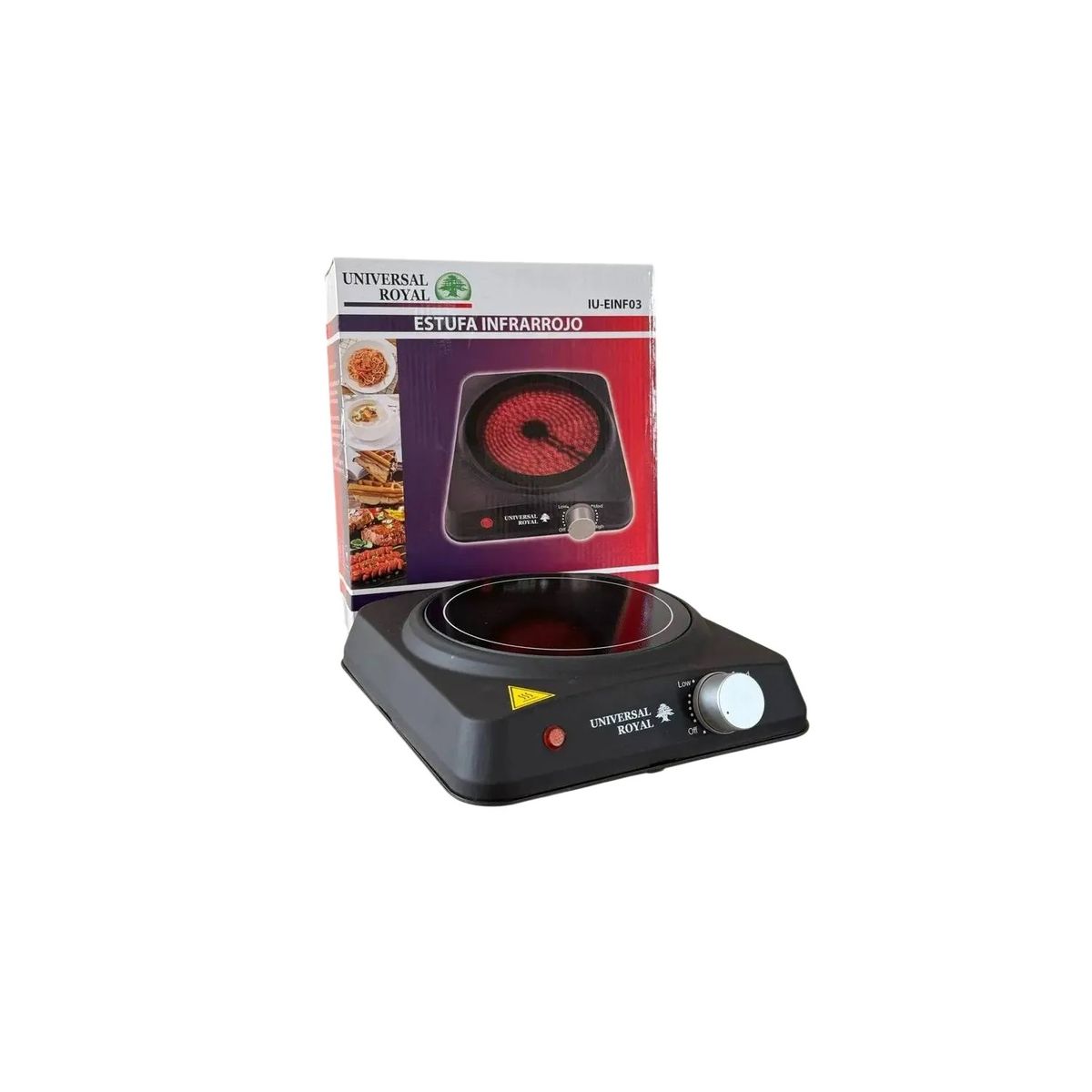 UNIVERSAL ROYAL - Estufa Eléctrica Infrarrojo Universal Royal 1 Quemador