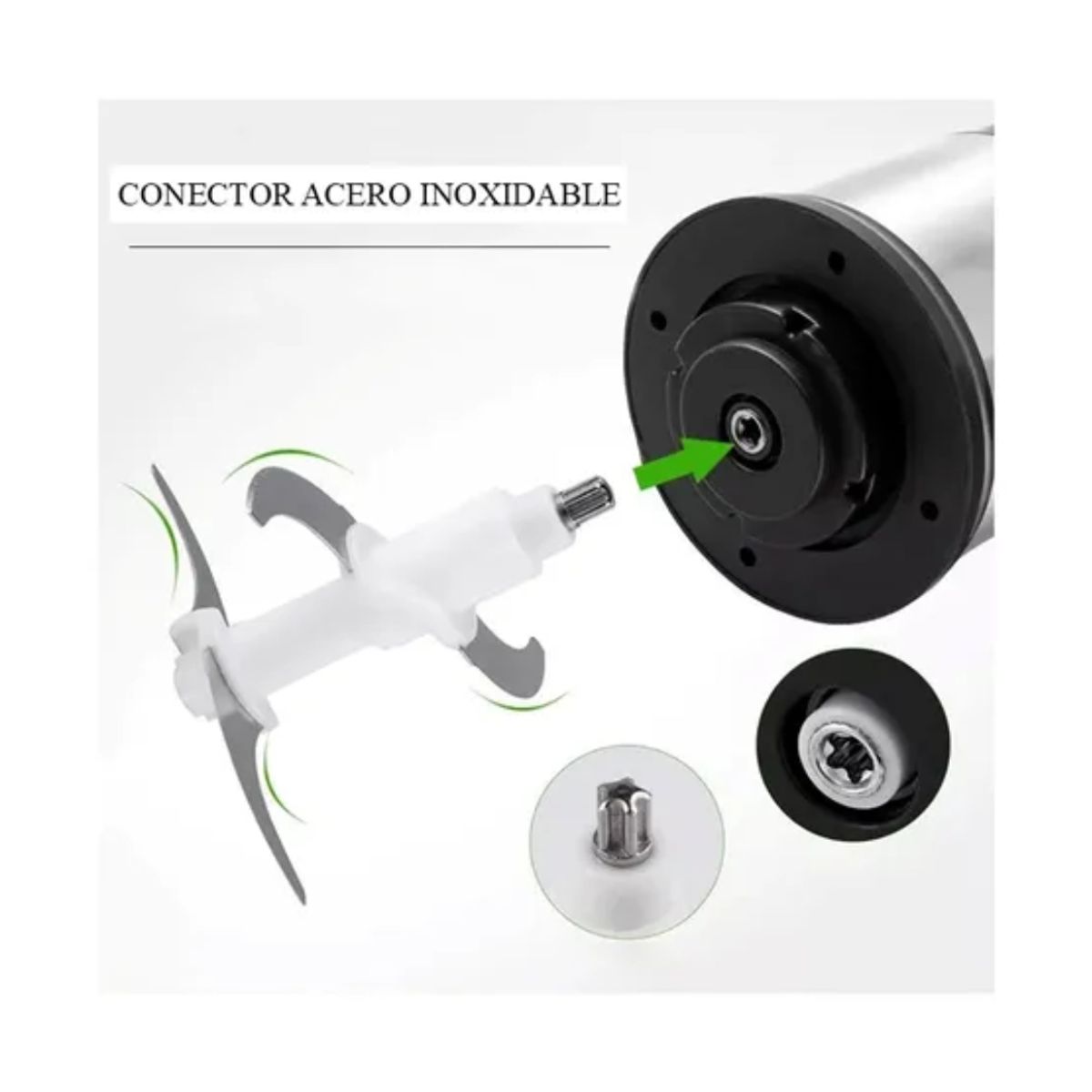 SOKANY - Picador Eléctrico Sokany 4 Litros 800w Acero Inoxidable