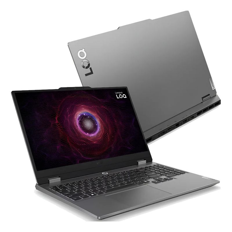 LENOVO - Portátil LENOVO LOQ - RYZEN 5 7235HS - 12GB DDR5 - 1TB SSD - RTX 4050 6GB - 15.6" - 15ARP9 GAMER