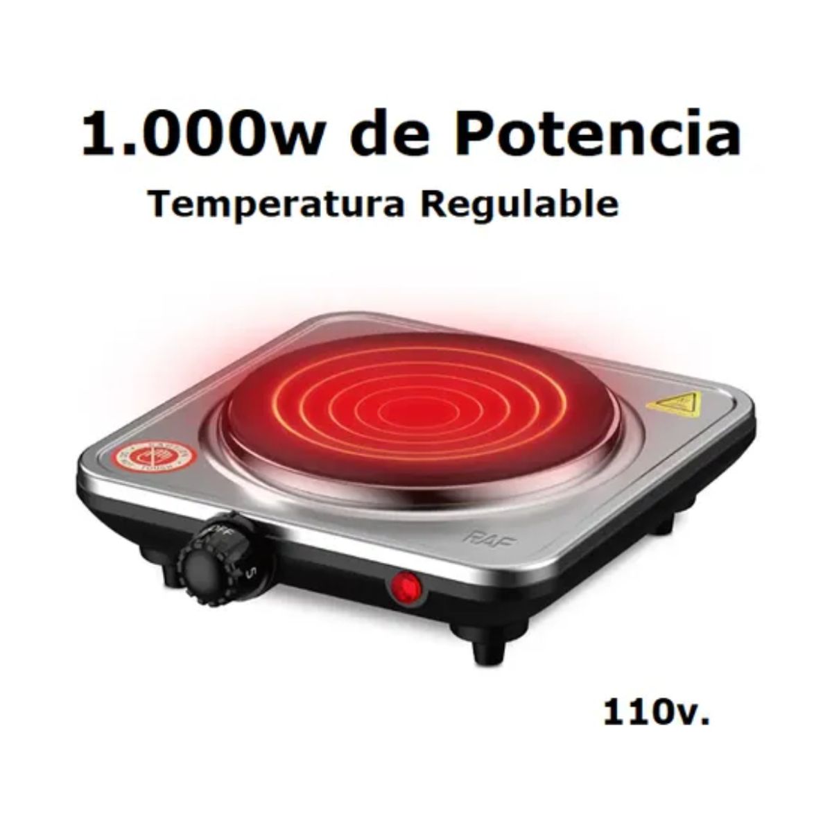 SOKANY - Estufa Eléctrica 1 Puesto Sokany Portatil 110v