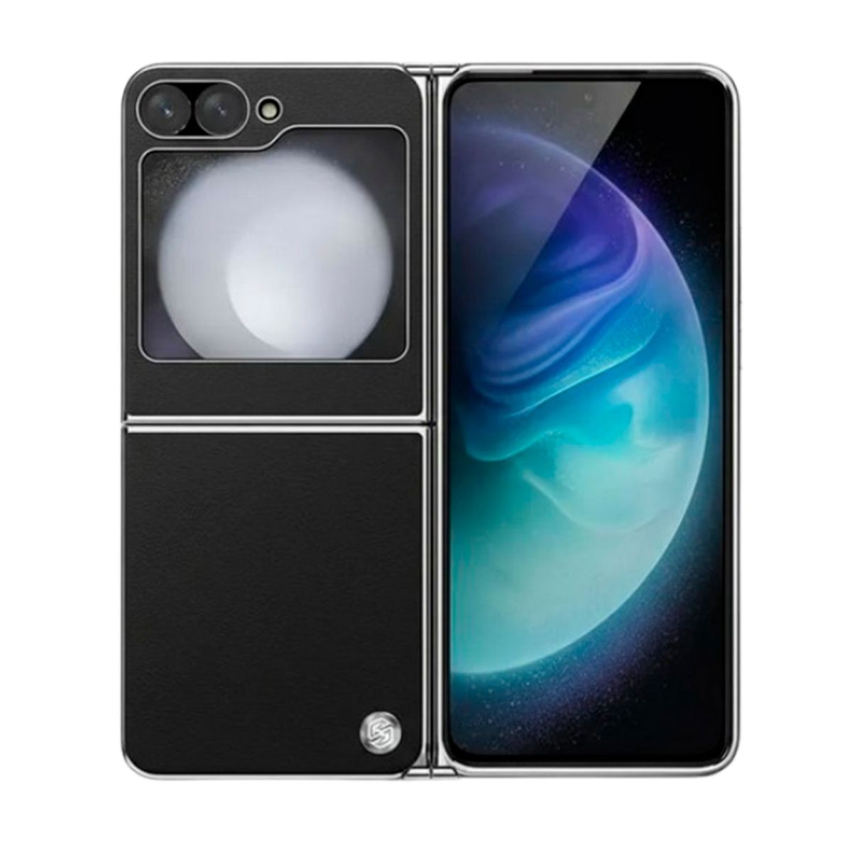 NILLKIN - Estuche Nillkin camshield flip Compatible con Samsung Z Flip7 FE Negro