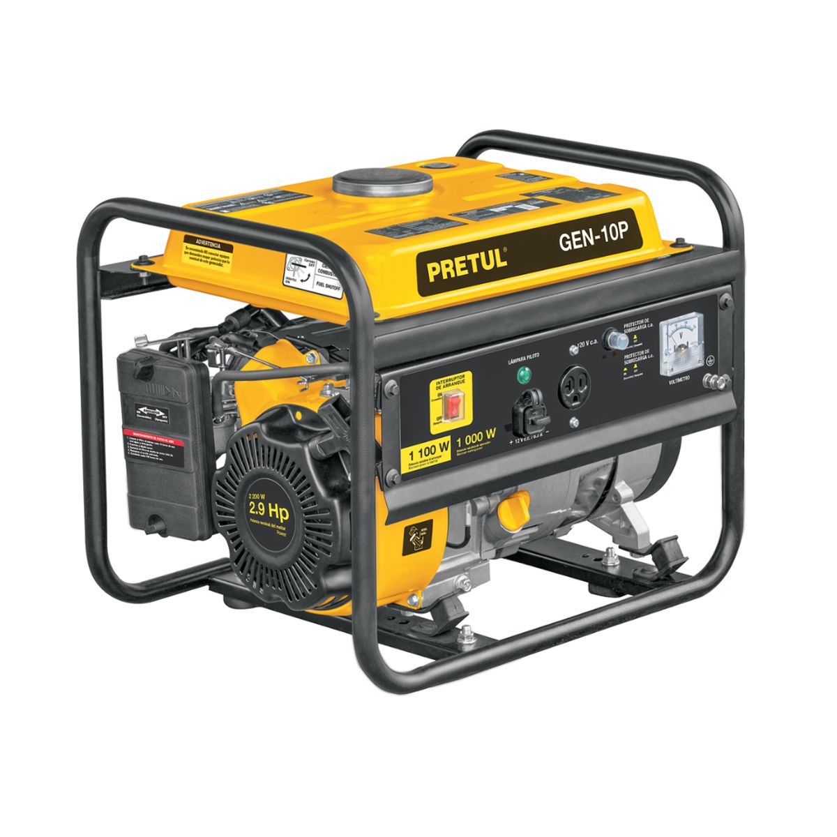 PRETUL - Generador Eléctrico Portátil De 6 Litros 11 Kw 29 Hp Pretul