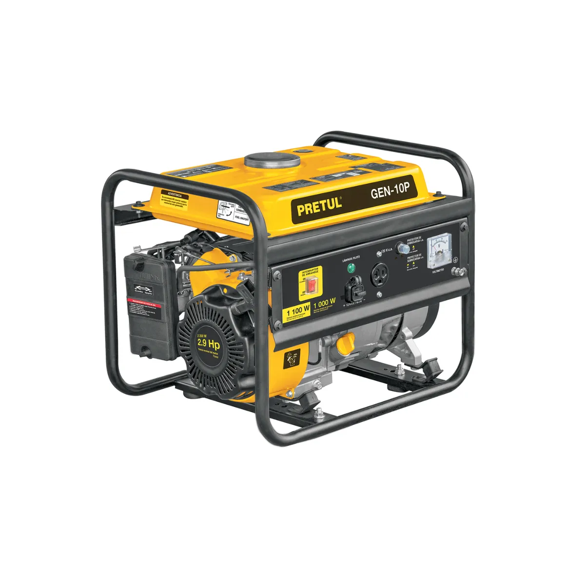 PRETUL - Generador Eléctrico Portátil De 6 Litros 11 Kw 29 Hp Pretul