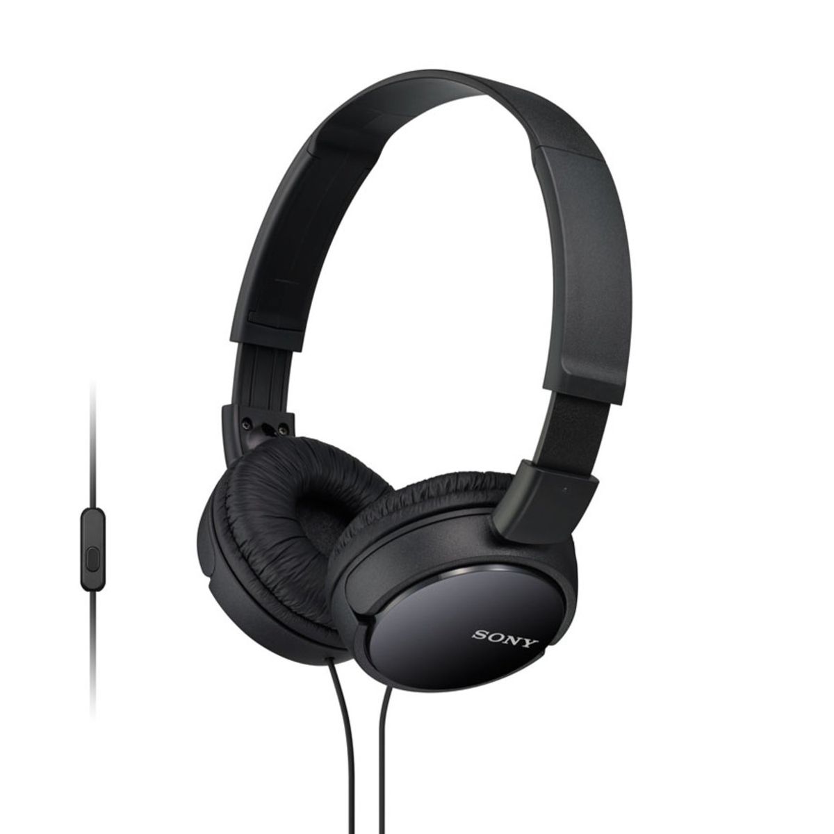 SONY - Audífonos de Diadema SONY Alámbricos Over Ear Manos Libres MDR-ZX110AP Negro