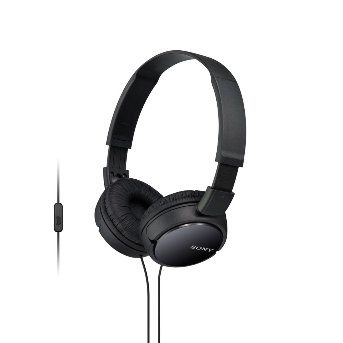SONY - Audífonos de Diadema SONY Alámbricos Over Ear Manos Libres MDR-ZX110AP Negro