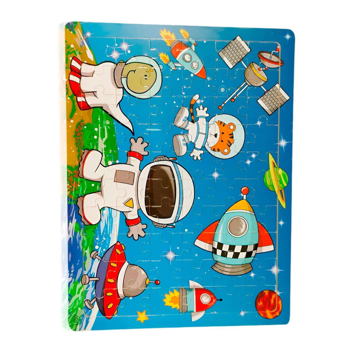 GENERICO - Rompecabezas Madera Interactivo Aprendizaje Personaje Figura