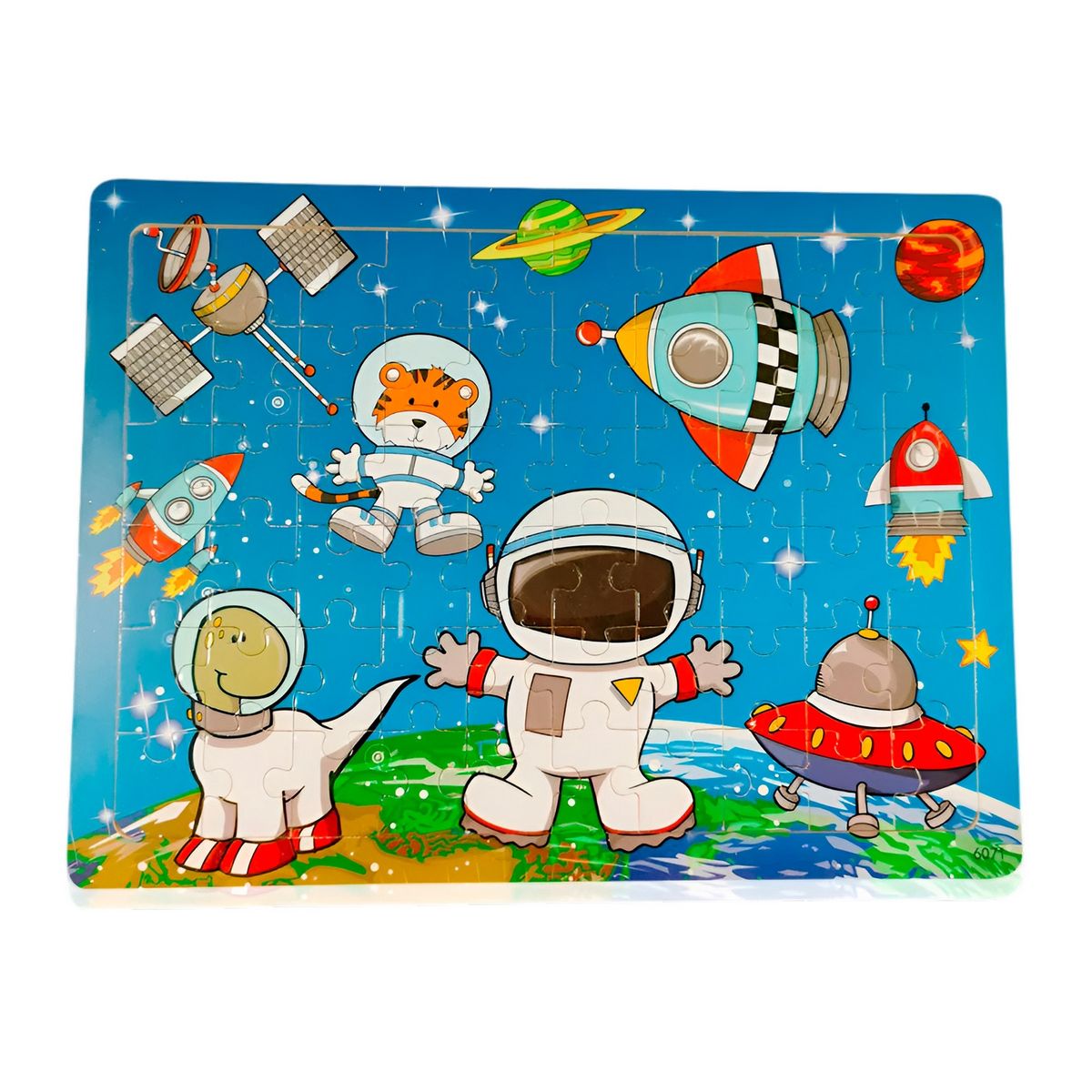 GENERICO - Rompecabezas Madera Interactivo Aprendizaje Personaje Figura