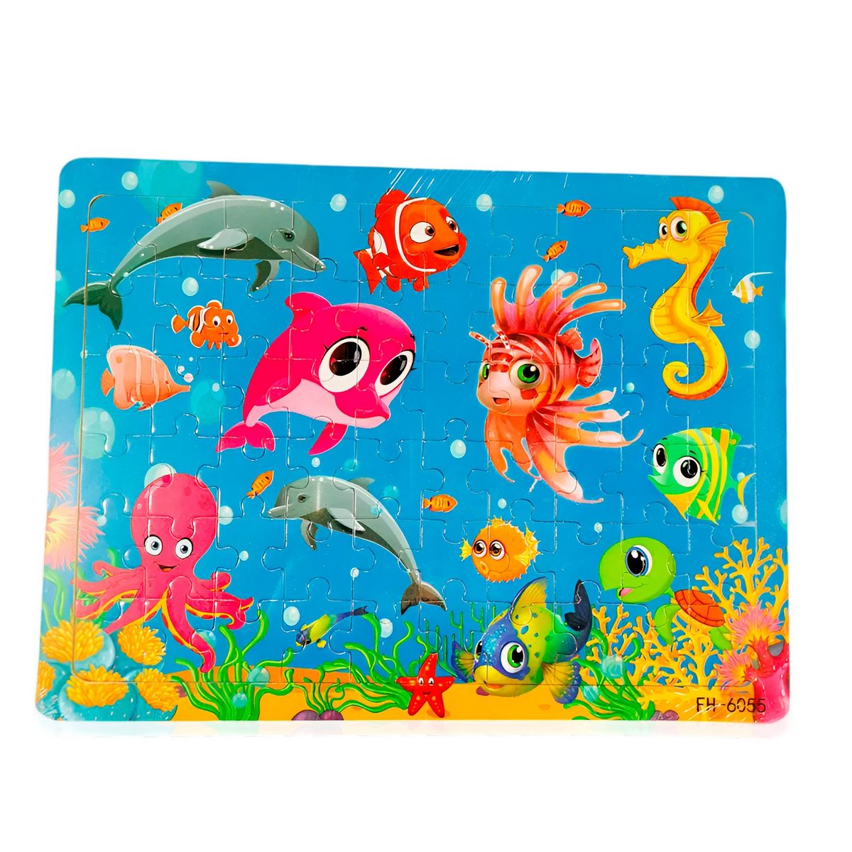 GENERICO - Rompecabezas Madera Interactivo Aprendizaje Personaje Figura