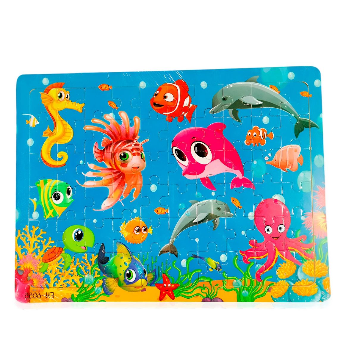 GENERICO - Rompecabezas Madera Interactivo Aprendizaje Personaje Figura