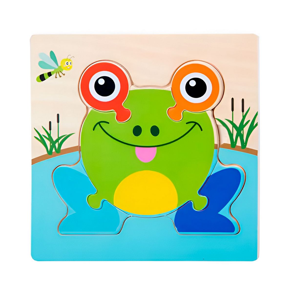 GENERICO - Rompecabezas Madera Figuras Aprendizaje Didactico Niño