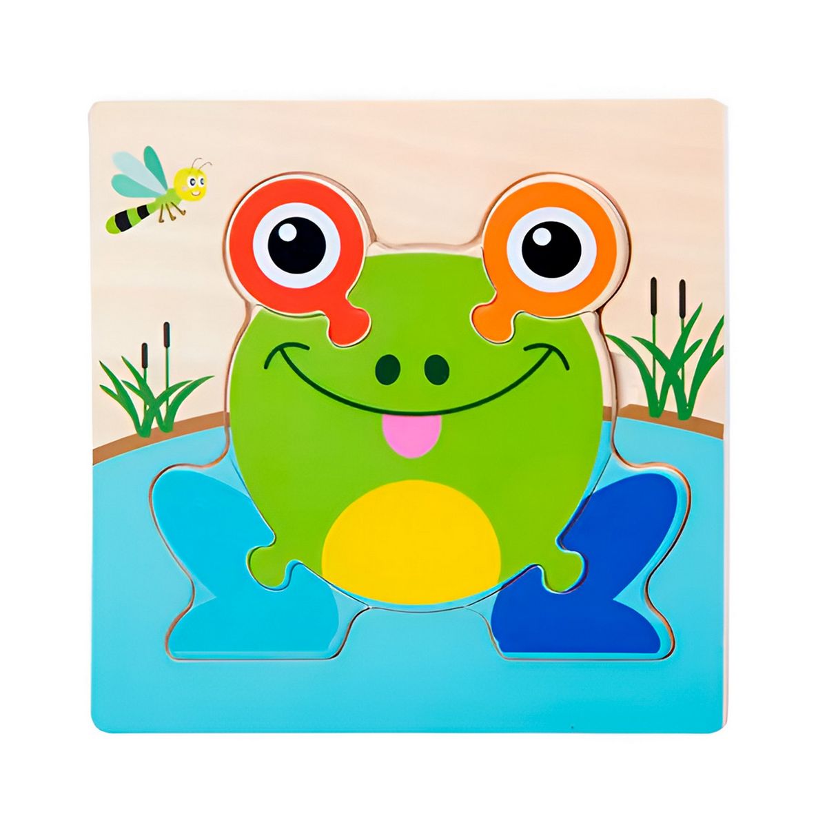 GENERICO - Rompecabezas Madera Figuras Aprendizaje Didactico Niño