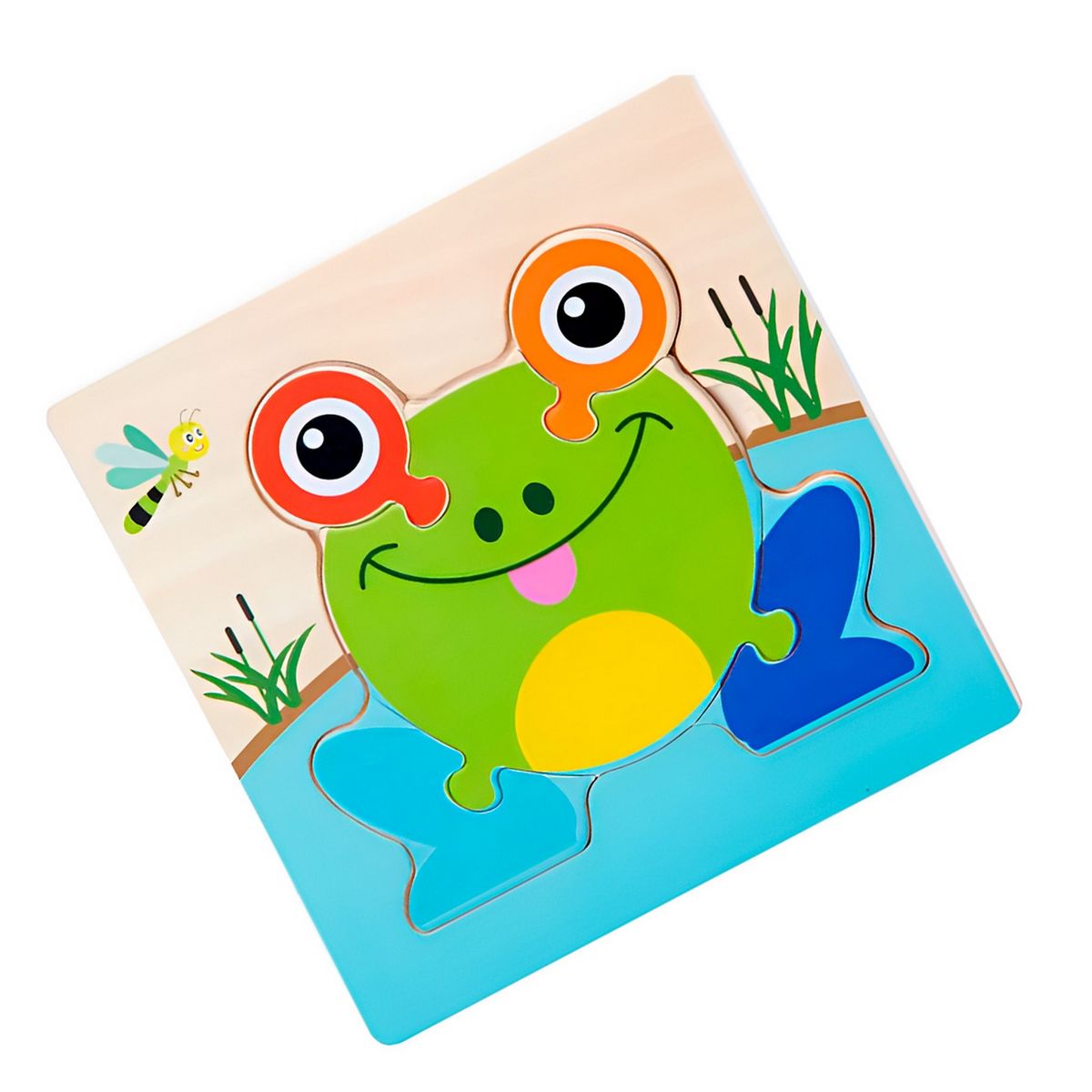 GENERICO - Rompecabezas Madera Figuras Aprendizaje Didactico Niño