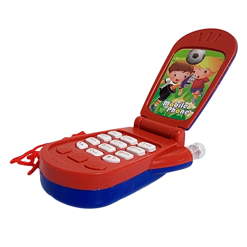 GENERICO - Teléfono Celular Juguete Musical  + Bateria