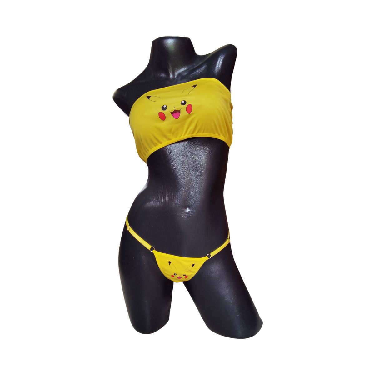 PROVOCAME - Conjunto Lenceria Erotica Pikachu Sensual Tanga Hilo Picachu