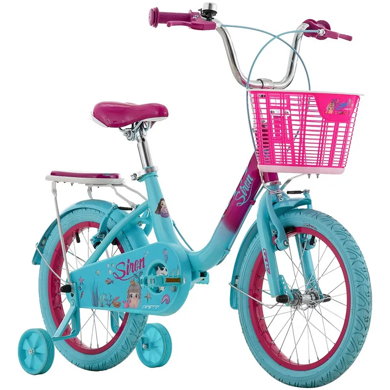 GW - Bicicleta Infantil GW SIREN Con Auxiliares Rin 16