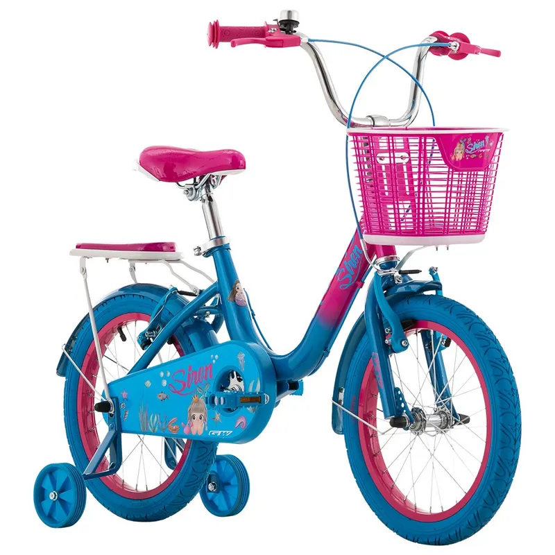 GW - Bicicleta Infantil GW SIREN Con Auxiliares Rin 16