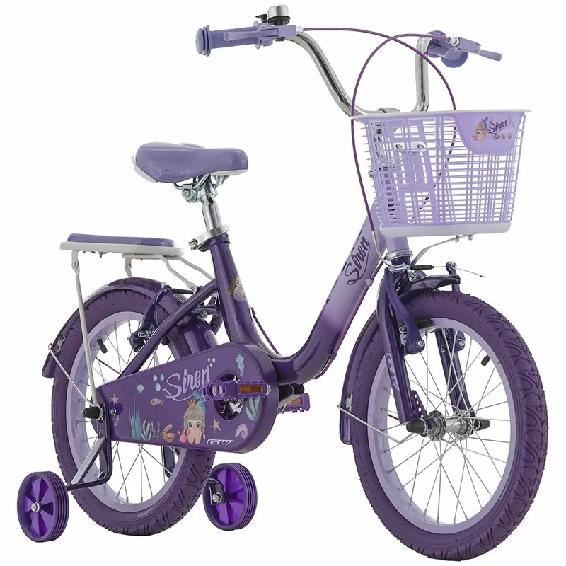 GW - Bicicleta Infantil GW SIREN Con Auxiliares Rin 16