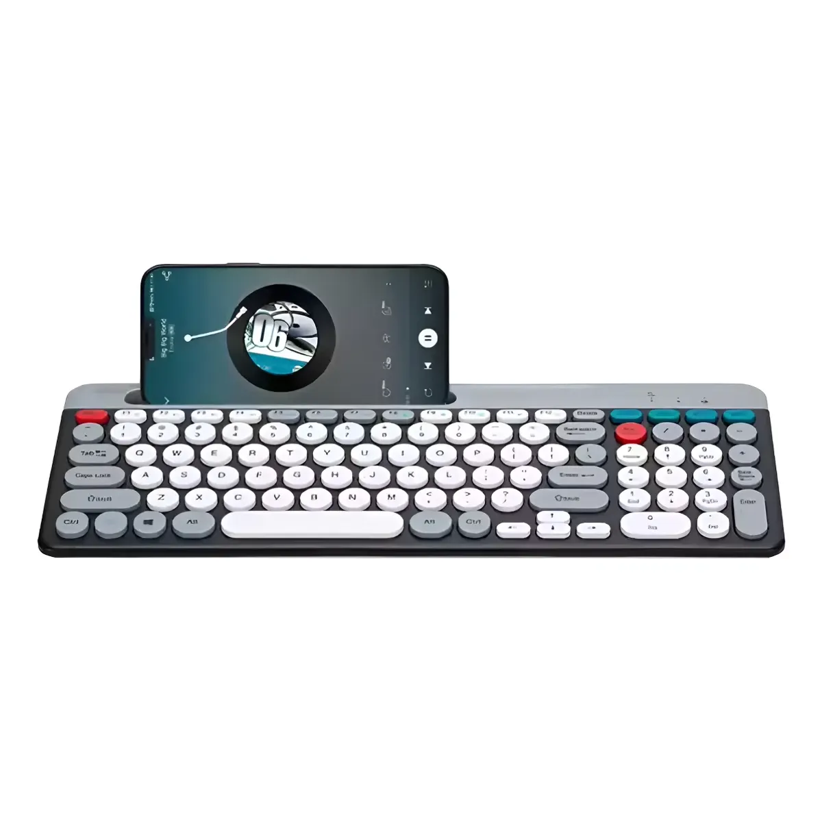 GENERICO - Combo Teclado Y Mouse Inalámbrico Bluetooth Diseño Vintage