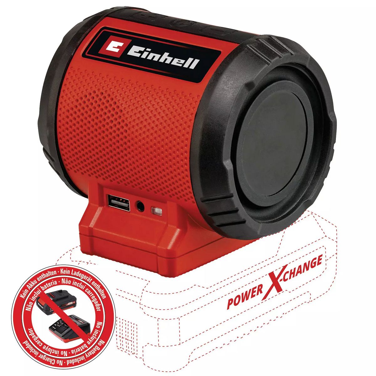 EINHELL - Parlante Inalámbrico 5v 2a 85 Db Einhell Tc-sr 18 Li