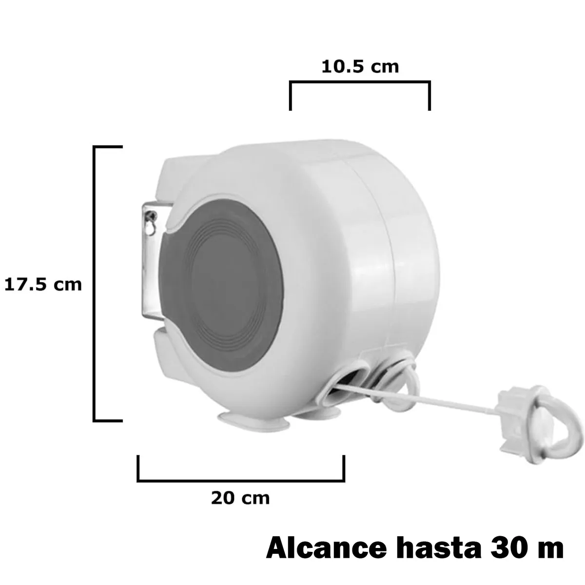 ONE PIXEL - Tendedero De Ropa Doble Cuerda Retráctil Ahorrador Espacio