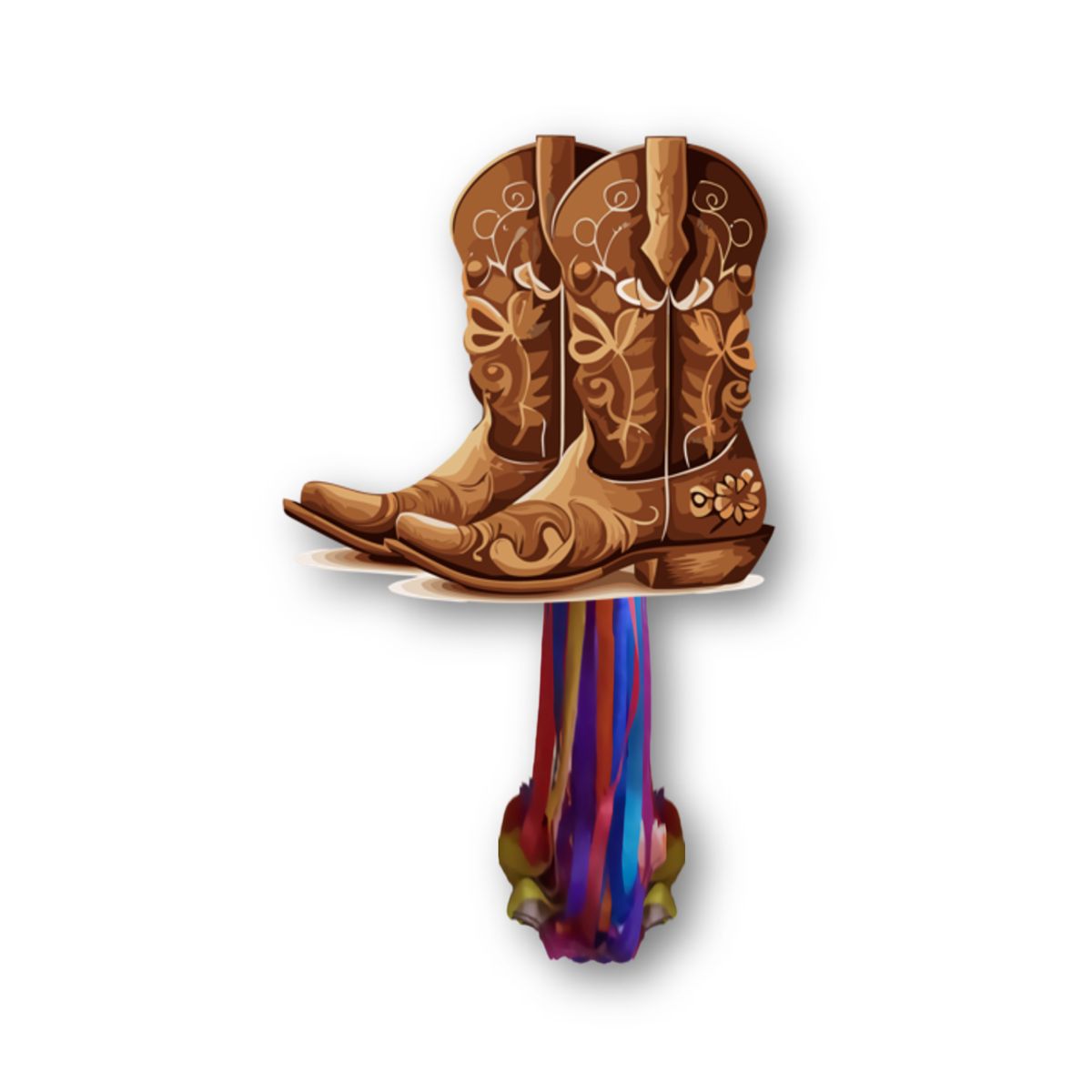 GENERICO - piñatas de botas vaqueras