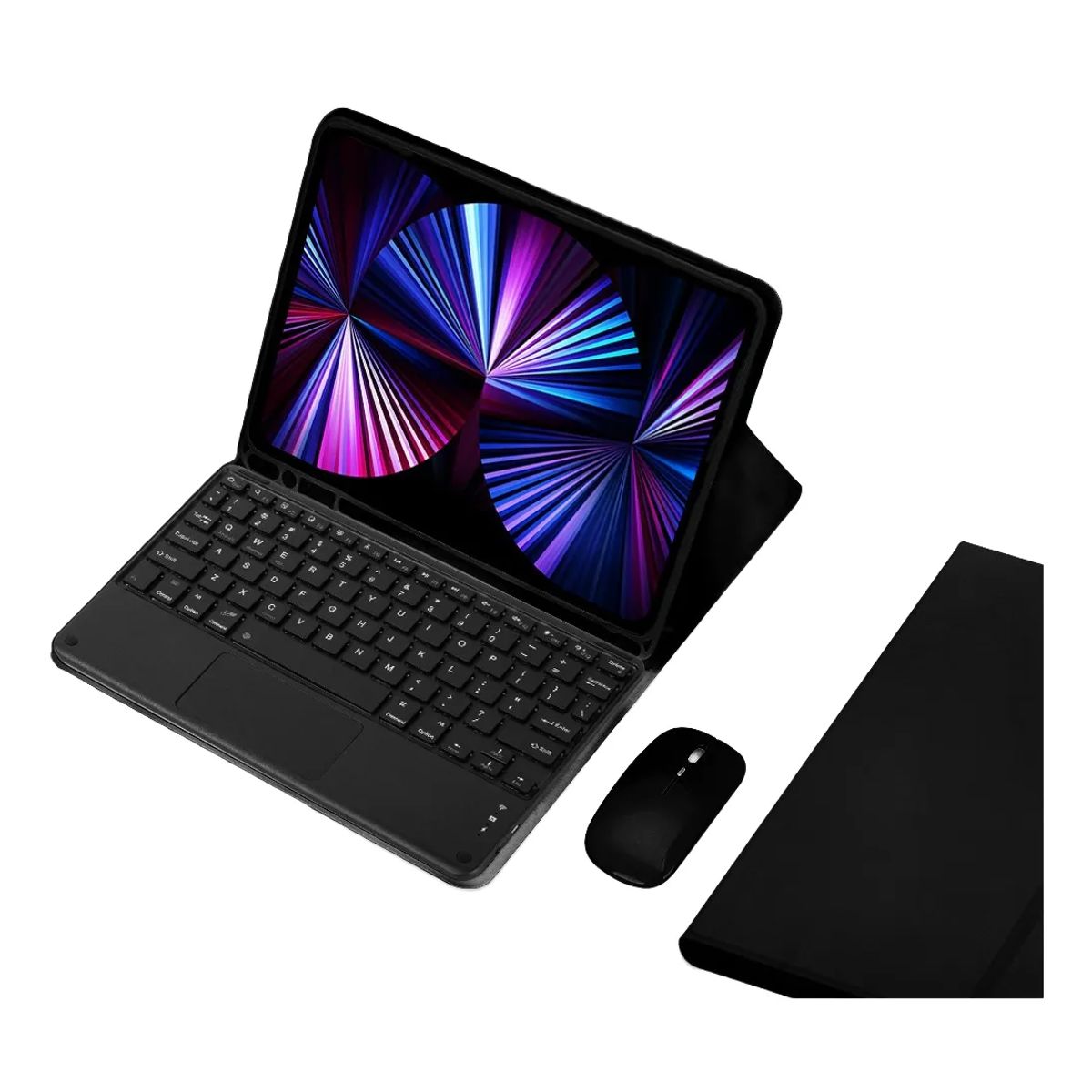 GENERICO - Funda Forro Estuche Teclado Trackpad Para Ipad 10.2 7/8/9 gen + mouse