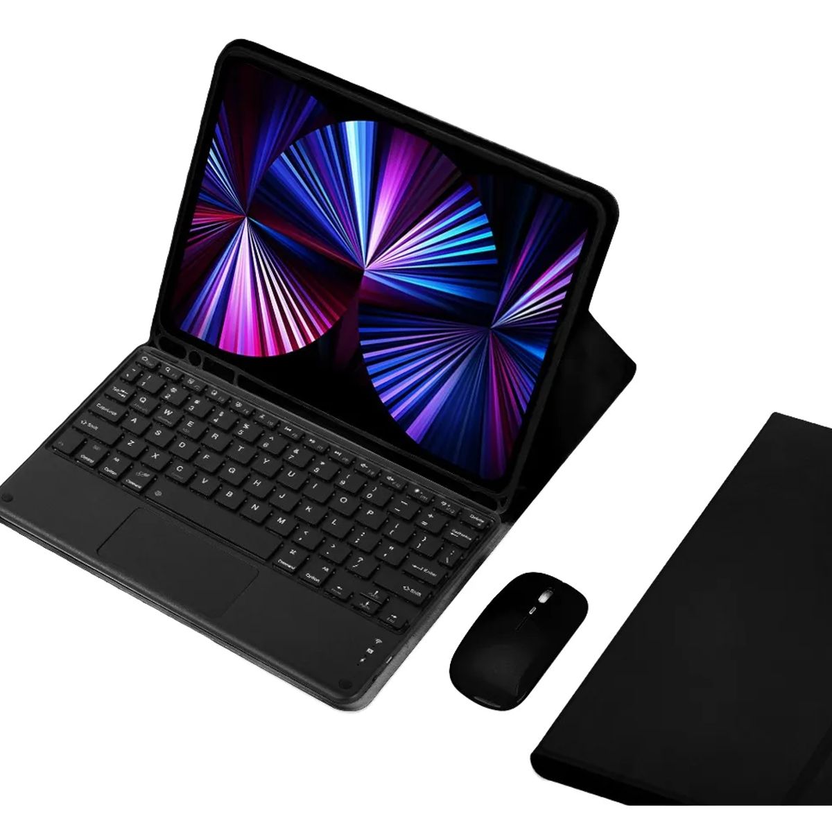 GENERICO - Funda Forro Estuche Teclado Trackpad Para Ipad Air 11 m3 2025 + mouse