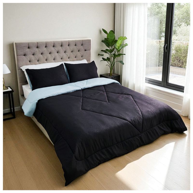 HOGARETO - Edredón Doble Faz Cama Doble 140x190cm