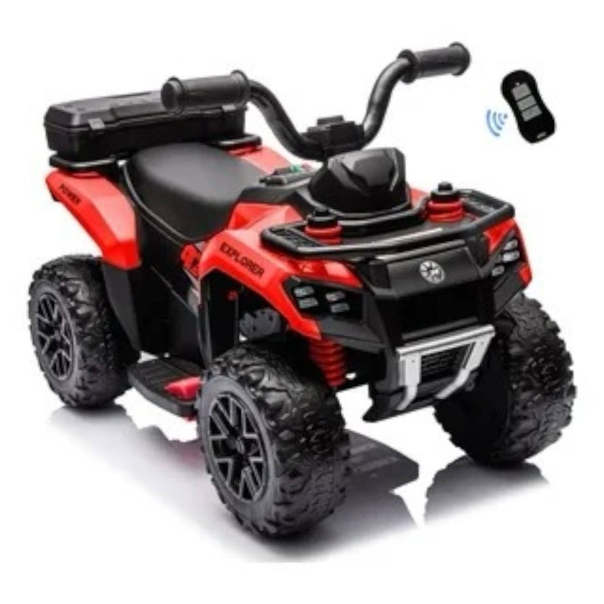 BRITOCHET - Mini Cuatrimoto Eléctrica para Niños con Control y Turbina de Humo REF BLJ-8309