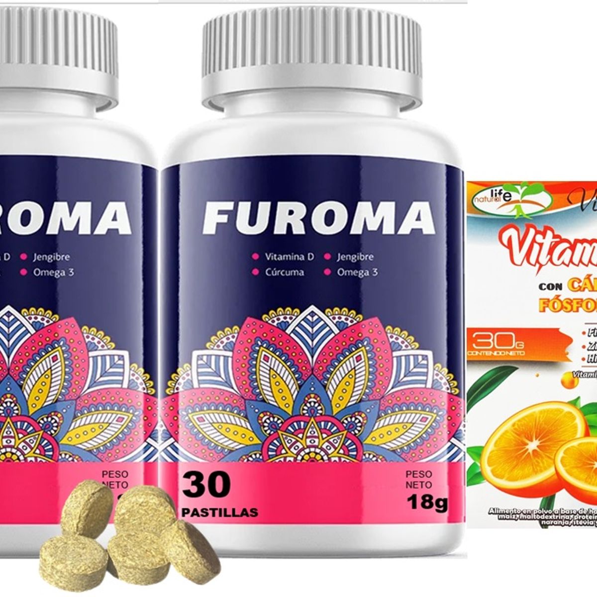 GENERICO - 2 FUROMA  - NORMALIZA LA PRESION ARTERIAL VITAMINA C