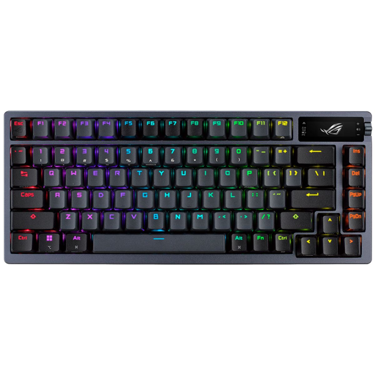 ASUS - Teclado Gamer mecanico Asus Rog Azoth Nx Sw Snow Oled 75% RGB