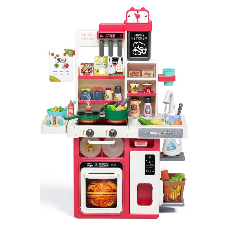 DISTRIBUCIONES GUZ SAS - Juego De Cocina Infantil Con Estufa Lavaplatos Y Comida