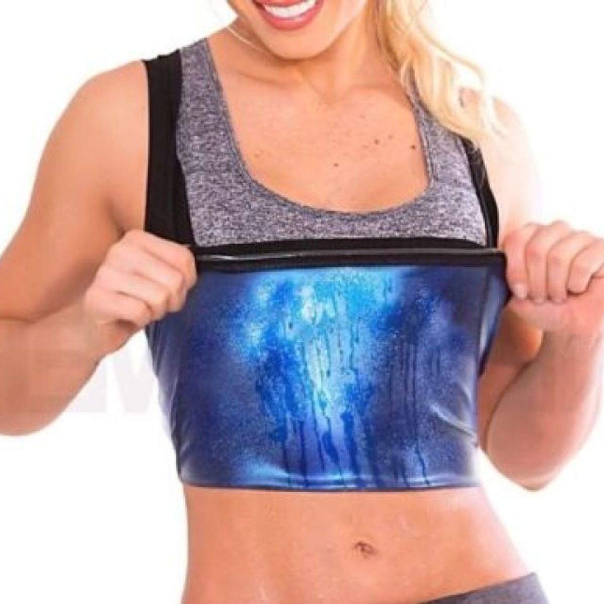 GENERICO - Faja Termica tipo sauna blusa termica dama para sudar Talla S-M