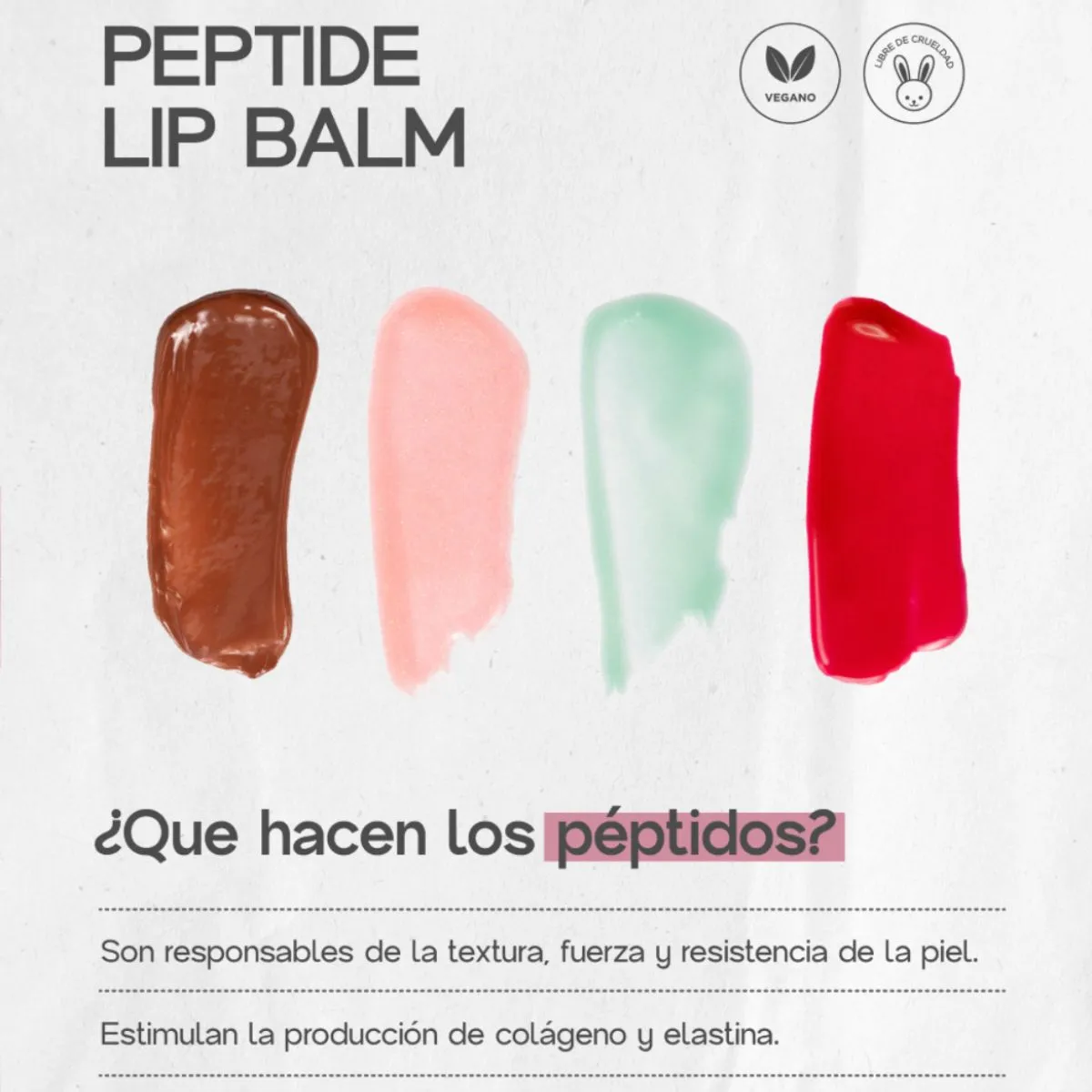 ATENEA - Peptide Lip Balm Atenea Tono Cherry Hidratación Intensa